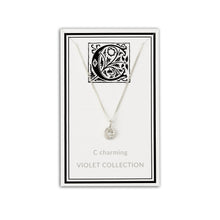 Load image into Gallery viewer, C - Charming - Little Letter Tag Necklace
