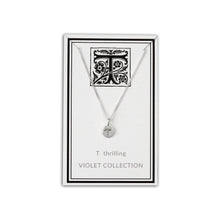 Load image into Gallery viewer, T - Thrilling - Little Letter Tag Necklace