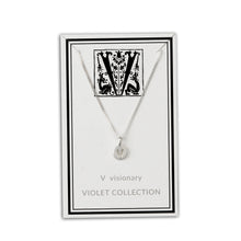 Load image into Gallery viewer, V - Visionary - Little Letter Tag Necklace