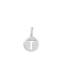 Load image into Gallery viewer, T - Thrilling - Little Letter Tag Necklace