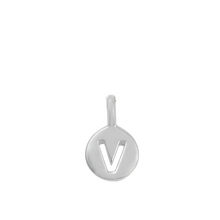 Load image into Gallery viewer, V - Visionary - Little Letter Tag Necklace