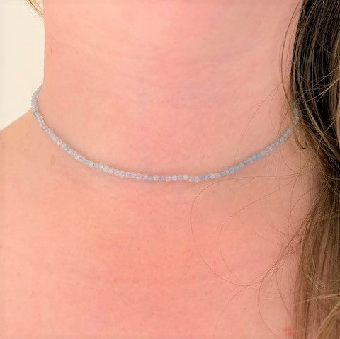 Blue Kyanite Choker - just one available