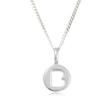 Load image into Gallery viewer, B - Blissful - Little Letter Tag Necklace