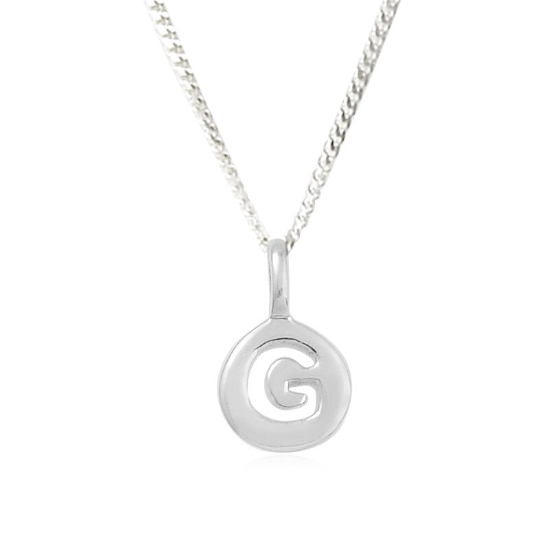 G - Gorgeous - Little Letter Tag Necklace