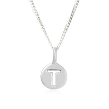 Load image into Gallery viewer, T - Thrilling - Little Letter Tag Necklace