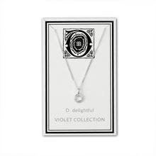Load image into Gallery viewer, D - Delightful - Little Letter Tag Necklace
