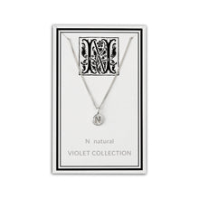 Load image into Gallery viewer, N - Natural - Little Letter Tag Necklace
