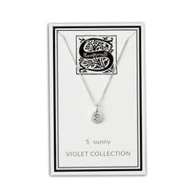 Load image into Gallery viewer, S - Sunny - Little Letter Tag Necklace

