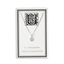 Load image into Gallery viewer, U - Unforgettable - Little Letter Tag Necklace
