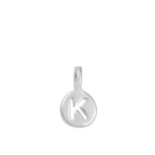Load image into Gallery viewer, K - Keen - Little Letter Tag Necklace
