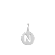 Load image into Gallery viewer, N - Natural - Little Letter Tag Necklace
