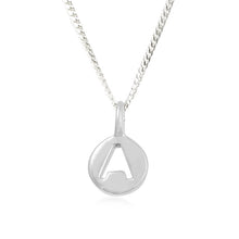 Load image into Gallery viewer, A - Angelic - Little Letter Tag Necklace
