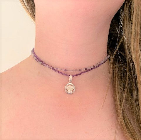 shown with the amethyst choker below