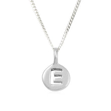 Load image into Gallery viewer, E - Excellent - Little Letter Tag Necklace

