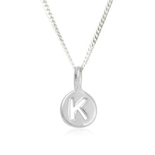 Load image into Gallery viewer, K - Keen - Little Letter Tag Necklace
