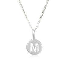 Load image into Gallery viewer, M - Magnificent - Little Letter Tag Necklace
