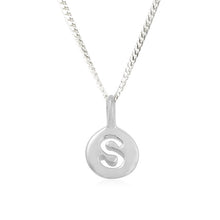 Load image into Gallery viewer, S - Sunny - Little Letter Tag Necklace
