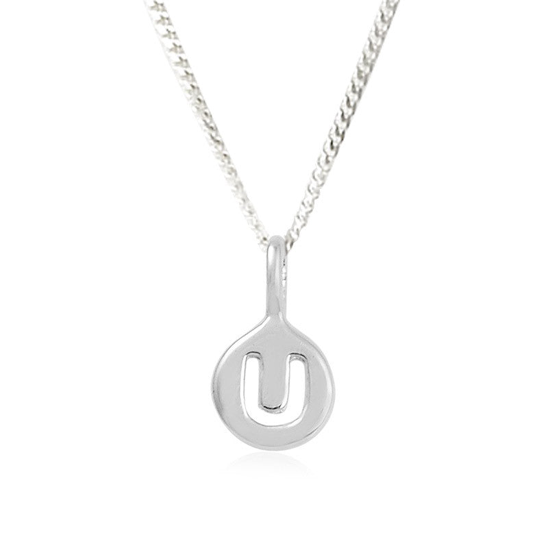 U - Unforgettable - Little Letter Tag Necklace