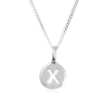 Load image into Gallery viewer, X - xox - Little Letter Tag Necklace
